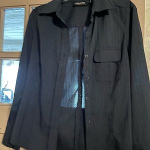 New York and Company blue Striped shirt. Size XS.